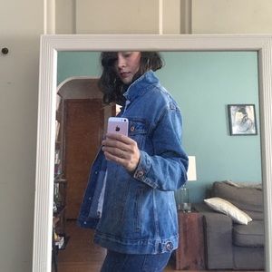 F21 Oversized Denim Jacket